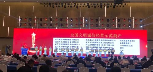 漢口北榮獲 全國商品交易市場系統(tǒng)信息化建設(shè)示范單位